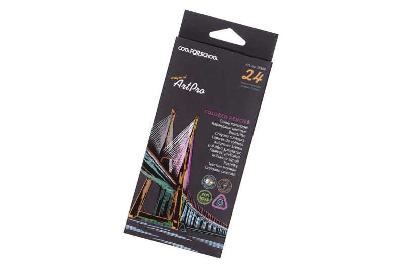 Олівці кольорові професійні Art Pro 24кол 15160
