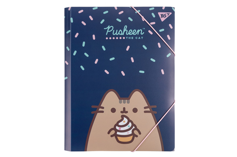 Папка YES А4 на гумці "Pusheen" 491946