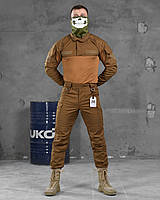 Тактический костюм tactical койот стрейч, мужской военный костюм убакс штаны для военных зсу весна-лето