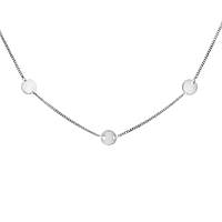 Срібне кольє Komilfo з без каменів, вага виробу 2,05 г (60001895) 400450 розмір