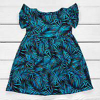 Платье Dexters stylepalm с коротким рукавом 122 см синий (13118121939) PS, код: 8329057