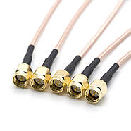 Кабель пігтейл антенний SMA Male 15 см перехідник для 4G 3G GSM WiFi роутера, модему, коаксіальний RG-316, фото 3