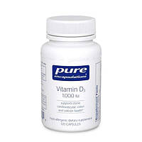 Витамин D3 Pure Encapsulations 1.000 МЕ 60 капсул (21484) GT, код: 1535763