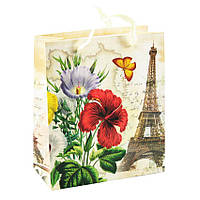 Сумочка подарочная Париж Grand Monde Бумага 21х18х8,5 см (15646) UM, код: 5574136