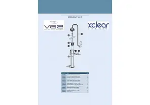 Ультрафіолетовий стерилізатор для ставка UV-C Economy 9 Watt, ультрафіолетова лампа для стерилізації, фото 2
