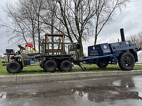 Електроквадроцикл HIMAKS Military Off-Road 6W4D шестиколісний для доставки вантажу та евакуації