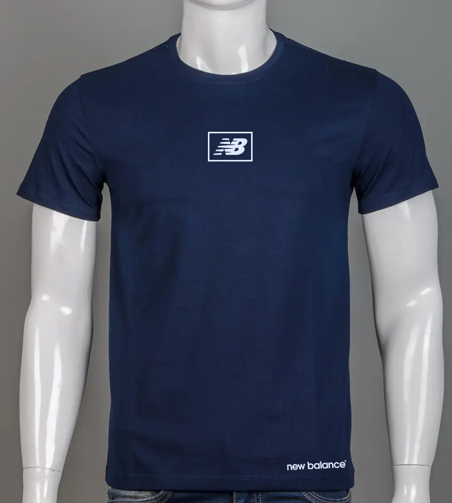 Футболка чоловіча New Balance 2410м (Уп.4шт M-XXL), Темно-синій