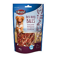 Ласощі для собак Trixie 31704 Premio Rice Duck Balls рис качка 80 г (4011905317045) PK, код: 7573513