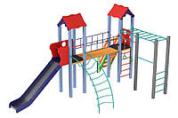 Дитячий ігровий розвивальний комплекс Універсал, висота гірки 1,8 м KDG (11335) GR, код: 6501439