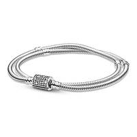 Серебряный браслет Pandora Блеск 21 BX, код: 7361779