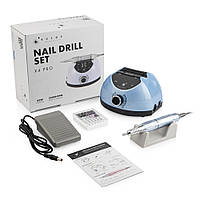 Фрезер для манікюру Bucos Nail Drill X4 PRO BLUE OCEAN 65 Ватт, 35 000 об/хв.