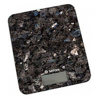 Весы электронные кухонные Satori SKS-211-BL до 15 кг стеклянные EJ, код: 7771706