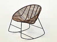Плетеное кресло Эскадо CRUZO натуральный ротанг коричневый (kr08210) US, код: 1925475