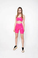 Женский спортивный комплект (Велосипедки и Топ) Designed for Fitness Luminas Sorbet L GR, код: 6627363