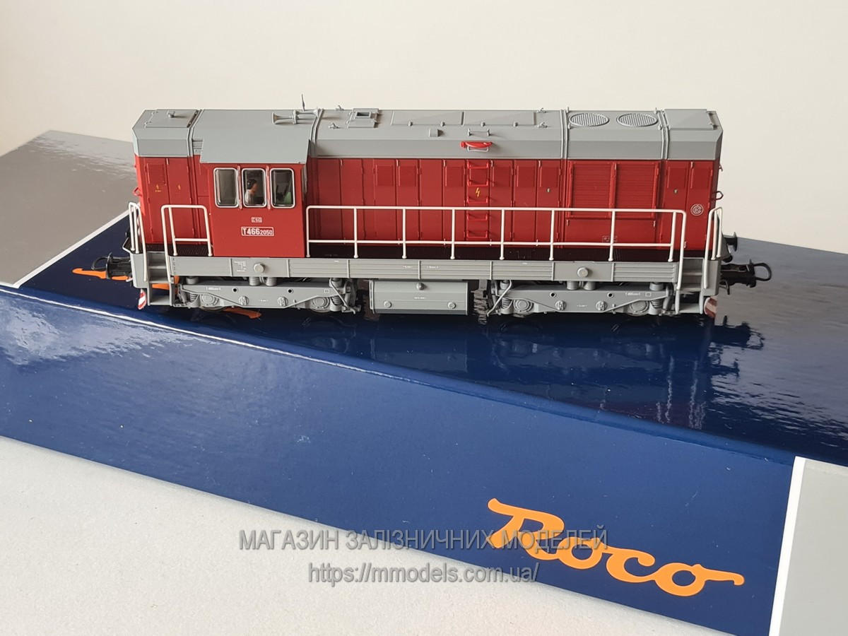 Модель маневрового тепловоза серii T466, масштаба Н0 1:87 Roco 7300003, фото 1