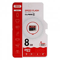 Карта памяти XO microSDHC 8Gb class 10 EM, код: 8328003