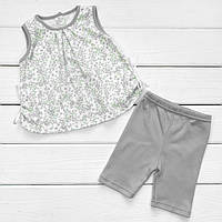Комплект для девочки Malena платье и трессы 80 см серый (1396931400) NL, код: 8328899