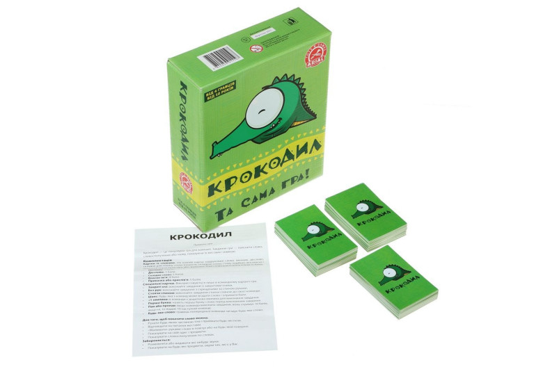 Гра настільна "Крокодил" р. 20*17*6 см Arial