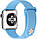 Ремінець UWatch Silicone Strap для Apple Watch 42/44 mm Blue, фото 2