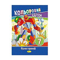 Набор цветного картона А4 Апельсин АП-1101 12 листов 230 г м2 Вид 2 PS, код: 8389809