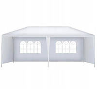 Павильон садовый шатер 6х3x2.5 м белый палатка тент Б1253-9