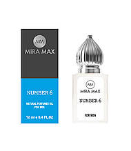 Парфумоване масло для чоловіків Mira Max NUMBER 6, 12 мл (аромат схожі на Hugo Boss Boss Bottled)