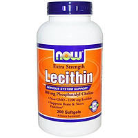 Лецитин NOW Foods Lecithin 1200 mg 200 Softgels PK, код: 7518419