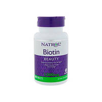 Биотин Natrol Biotin 1000 mcg 100 Tabs EM, код: 7517997