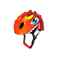 Дитячий захисний шолом для велосипеда A1 ONT06 Червоний Динозавр 50-54 см KB, код: 8342562