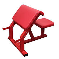 Тренажёр Троян Скамейка Скотта угол 45 градусов СТ15 150 кг Красный OS, код: 7880448
