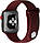 Ремінець UWatch Silicone Strap для Apple Watch 42/44 mm Wine Red, фото 2