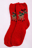 Новогодние женские носки красно-коричневого цвета 151R2327 Ager 34-40 PP, код: 8236596