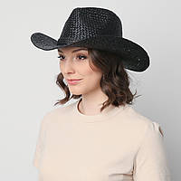 Шляпа LuckyLOOK унисекс ковбойка 818-201 One size Черный OM, код: 7445213