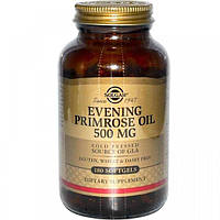 Масло вечерней примулы Solgar Evening Primrose Oil 500 mg 180 Softgels ST, код: 7527152