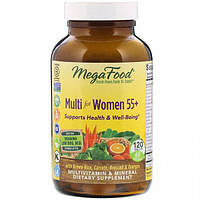 Витаминно-минеральный комплекс MegaFood Multi for Women 55+ 120 Tabs TN, код: 7910993