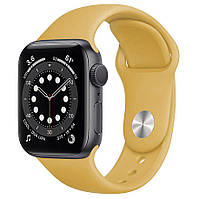 Ремешок Silicone Band Apple Watch 38 40 mm S M Yellow FT, код: 8097597
