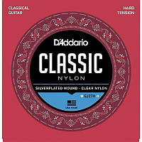 Струны для классической гитары D'Addario EJ27H Student Nylon Classical Strings Hard Tension BX, код: 6555910