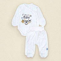 Комплект для новорожденных Dexters hello baby 62 см белый (131684568936) SK, код: 8330055