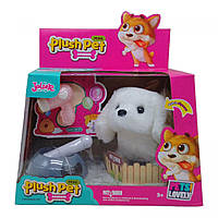 Игровой набор с собачкой Plush Pet белый MIC (MC-1047) TH, код: 8343067