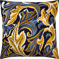 Набір для вишивання декоративної подушки Чарівниця Листя аканту В. Моррис 40×40 см V-350 SB, код: 7243295