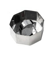 Набор форм для салата с прессом 2 шт Шестиугольник нержавеющая сталь A-Plus MS135 51801 FT, код: 8380357