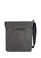 Сумка через плечо Exodus Leather Canvas Серый P0805EX021 23 Х 26 Х 5 см SN, код: 8447650