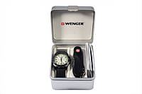 Набор Wenger часы и нож Черный (70474) ST, код: 1389421