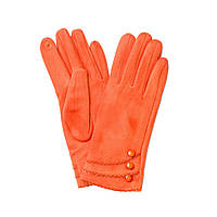 Перчатки LuckyLOOK женские экозамш Smart Touch 688-521 One size Оранжевый BB, код: 6885433