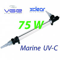 Ультрафіолетовий стерилізатор для ставка VGE, Комплект лампи UV-C XClear Marine 75W для морської та солоної води