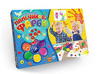 Пальчиковые краски Моё первое творчество Danko Toys 6819DT 7 цветов MY, код: 8259480