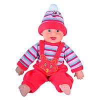 Детская игрушка Пупс-хохотун Bambi X1008-2 музыкальный Красный OM, код: 7816605