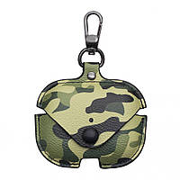 Футляр для наушников Airpods Pro Camouflage Leather Зеленый EM, код: 2740894