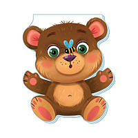 Детская книжка Забавные лапки: Медвежонок Ранок 340015 на украинском языке TN, код: 8029654