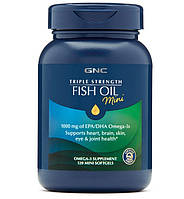 Омега 3 GNC Triple Strength Fish Oil Mini 120 Caps FT, код: 7719625